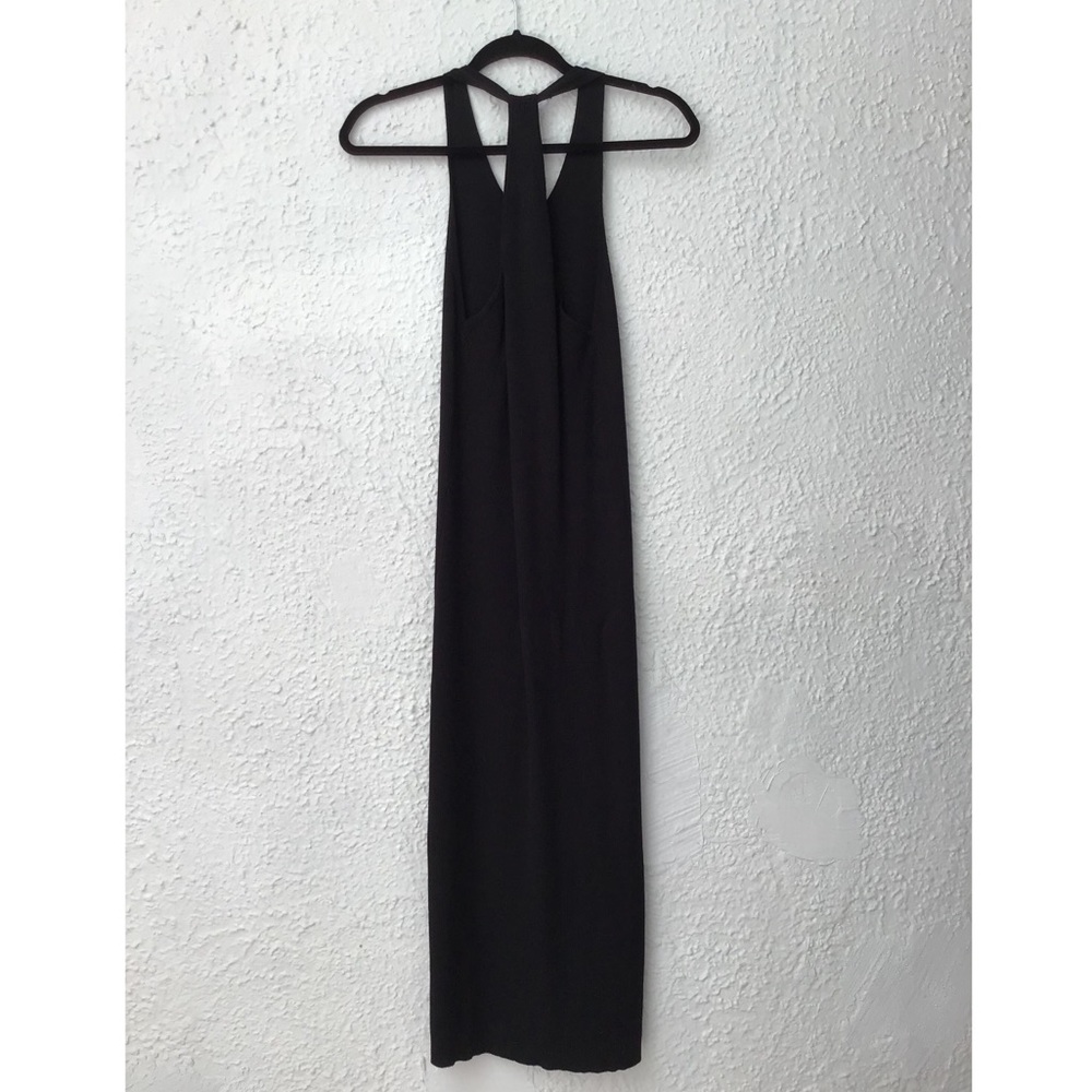 MODERN CITIZEN 'Ally' Racerback Midi Dress in Black - Picture 7 of 8